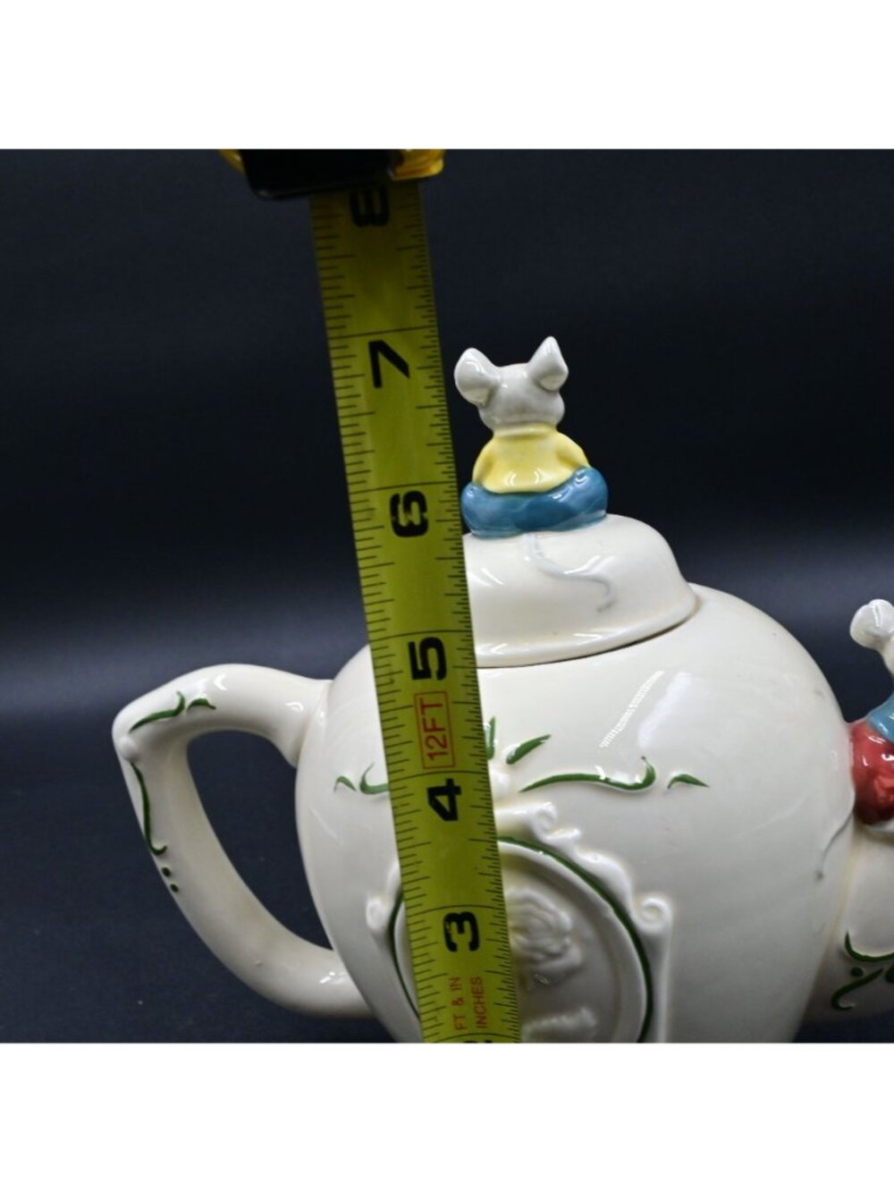 Merry Mousetales Ceramic Teapot Midwest Importers of Cannon Falls Mice Vintage - Picture 7 of 7